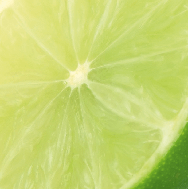 A green lime section