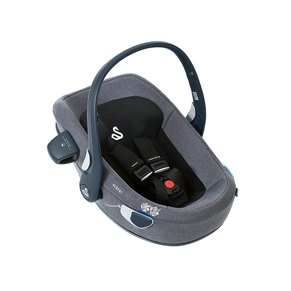 Albert baby car seat, picture of the diagonal view