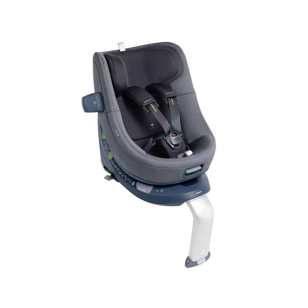 Fabric color grey of the i-Size car seat red