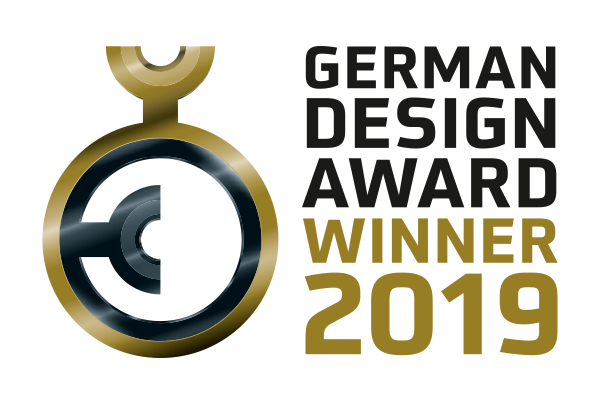 German design Award logo winner 2019 for Albert baby car seat