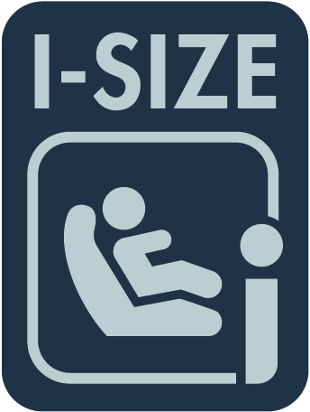Find the iSize symbol on your Swandoo child seat and car seat